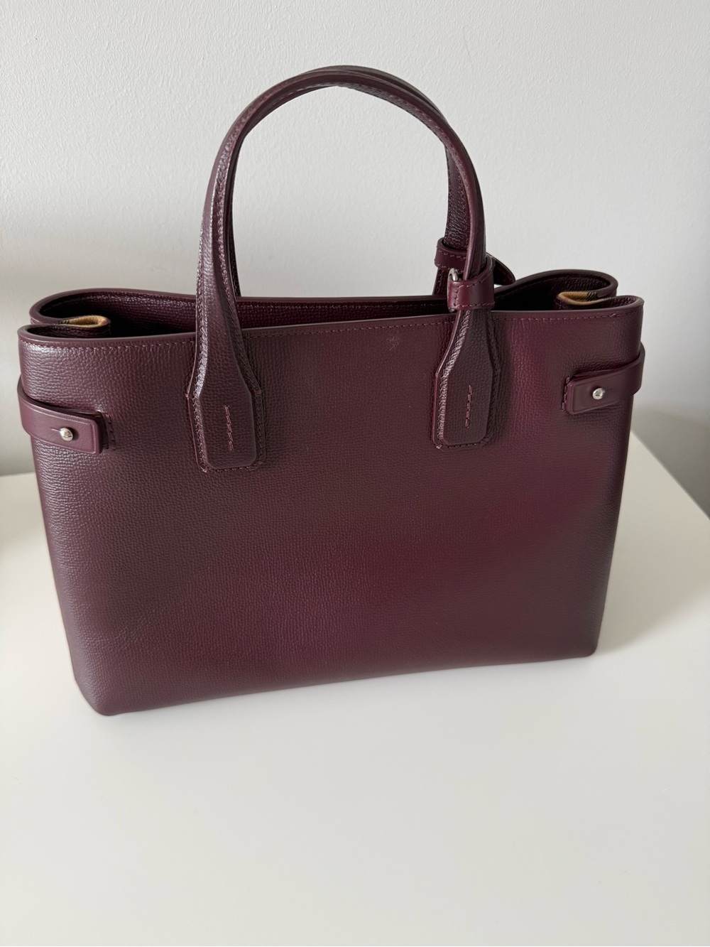 Brand New Women Leather Burberry Tote Bag